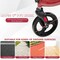 Costway 3-Wheel Rolling Walker Folding Rollator Walker with 8 inch Wheels Red\Black